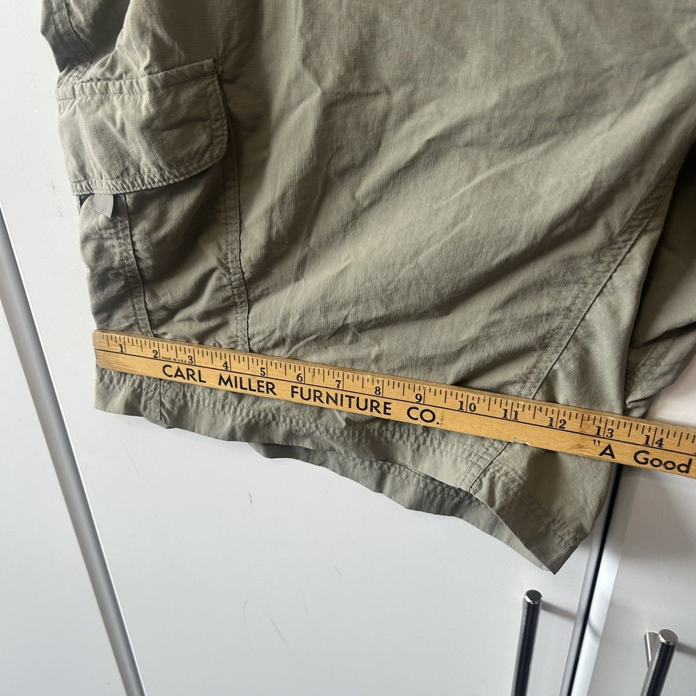 Columbia Titanium Mens XXL Hiking Shorts Sage Green Nylon Ripstop TM4144 - Picture 6 of 8